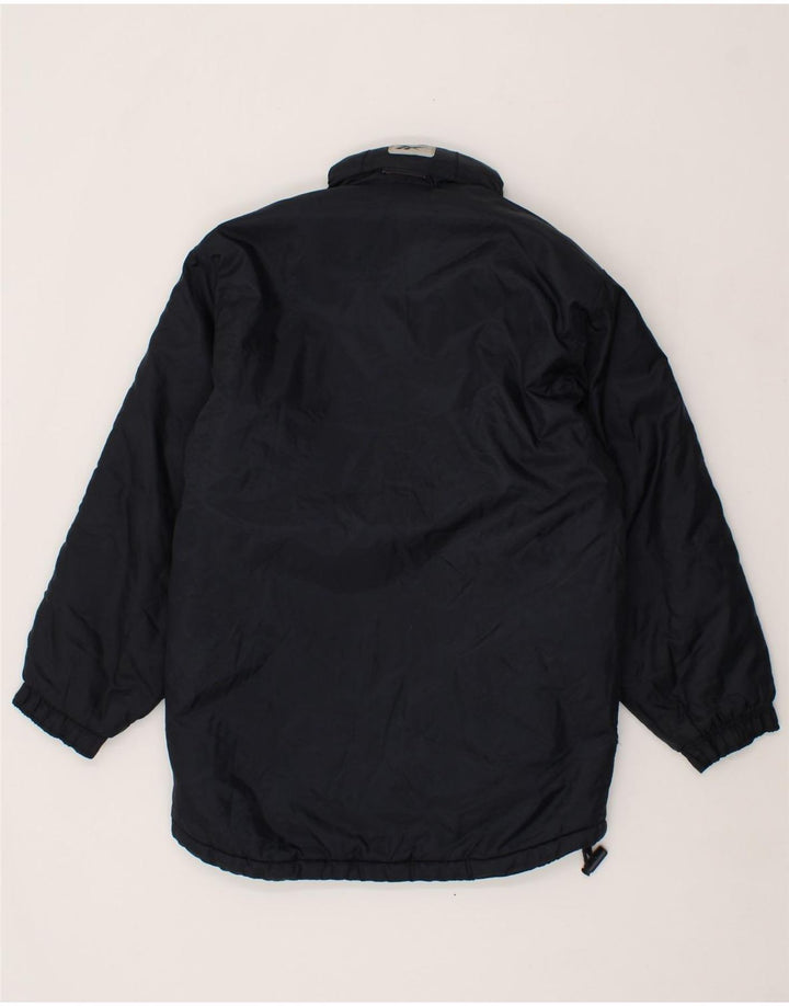REEBOK Boys Padded Coat 11-12 Years Navy Blue Nylon Vintage Reebok and Second-Hand Reebok from Messina Hembry 