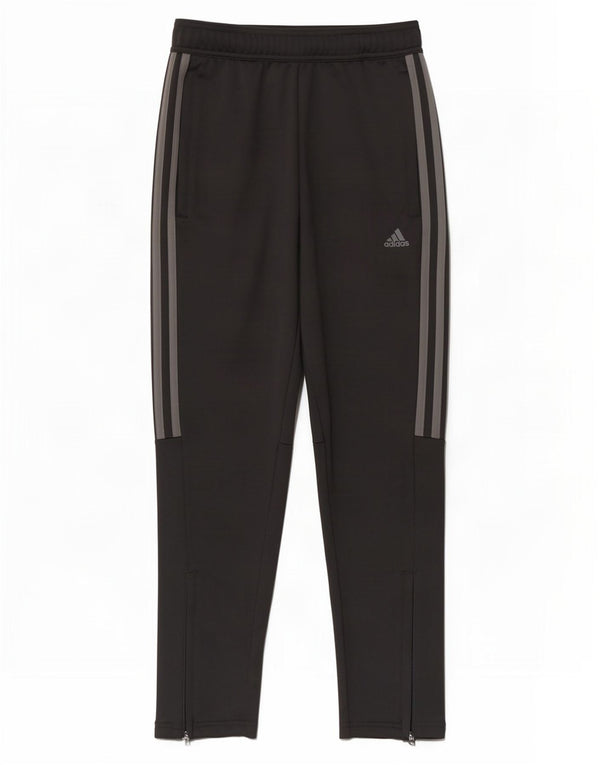 Adidas Boys Aeroready Tracksuit Trousers 11-12 Years Black Polyester
