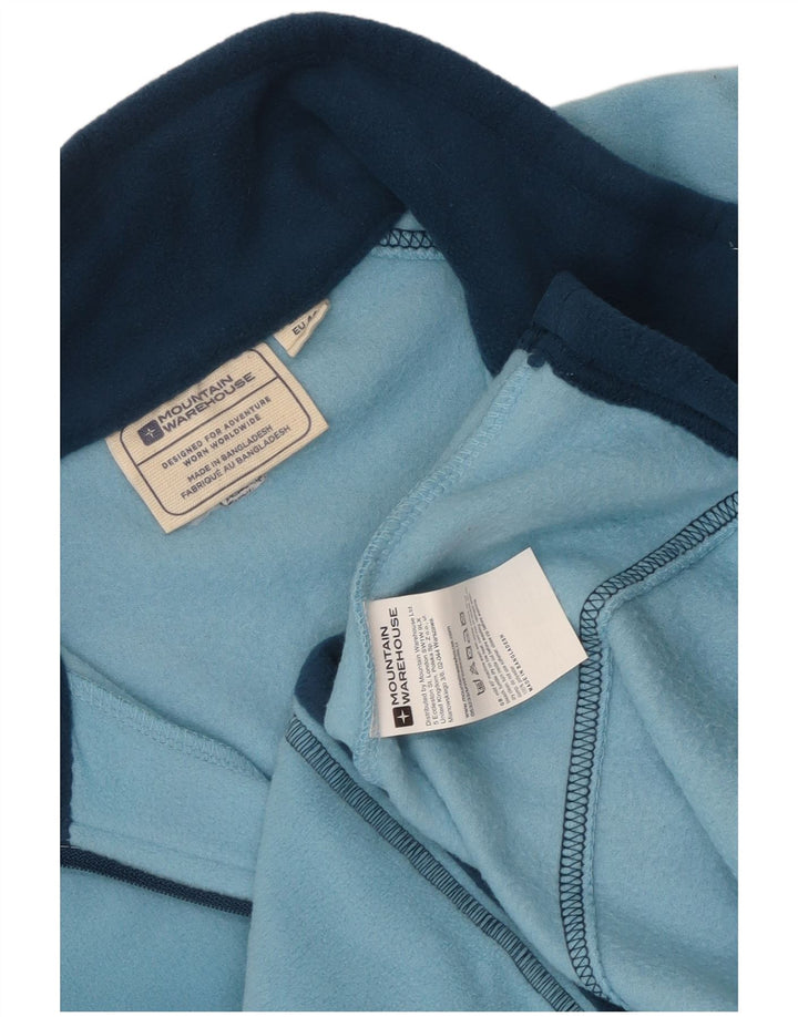 Mountain Warehouse Womens Zip Neck Fleece Jumper IT 44 Medium Blue