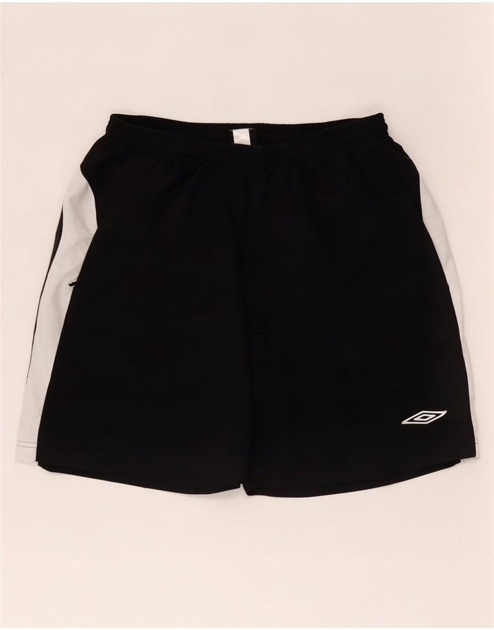 Umbro Mens Sport Shorts Large Black Colourblock