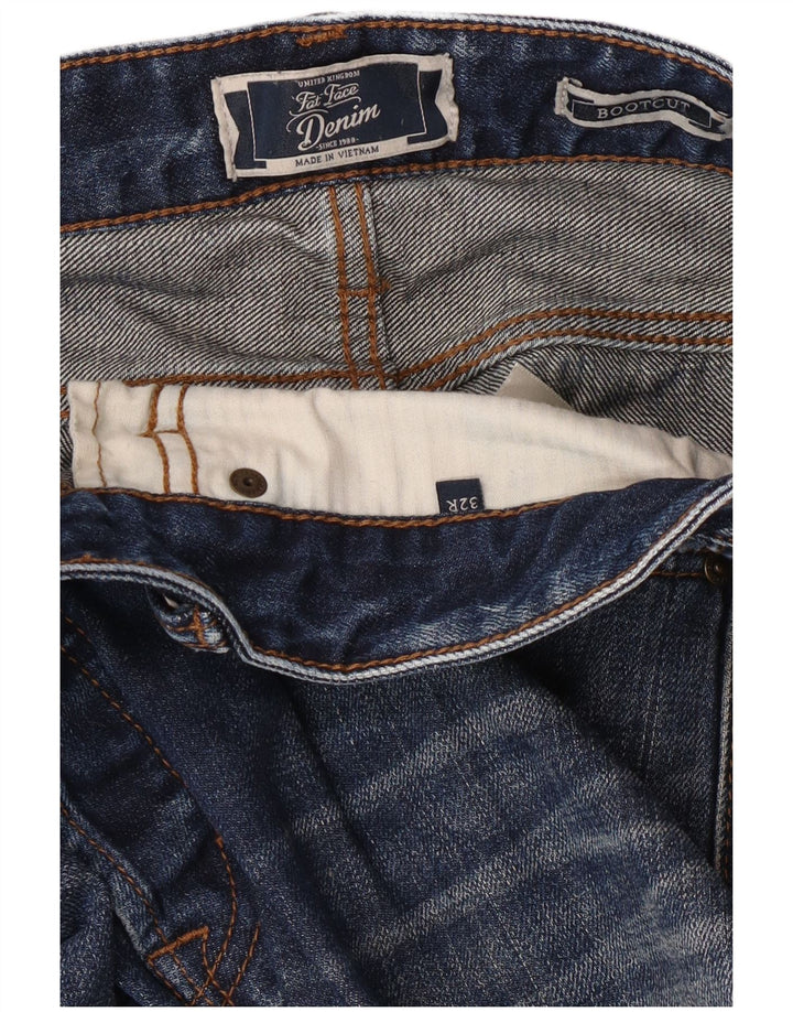 Fat Face Mens Regular Fit Bootcut Jeans W32 L30 Blue Cotton