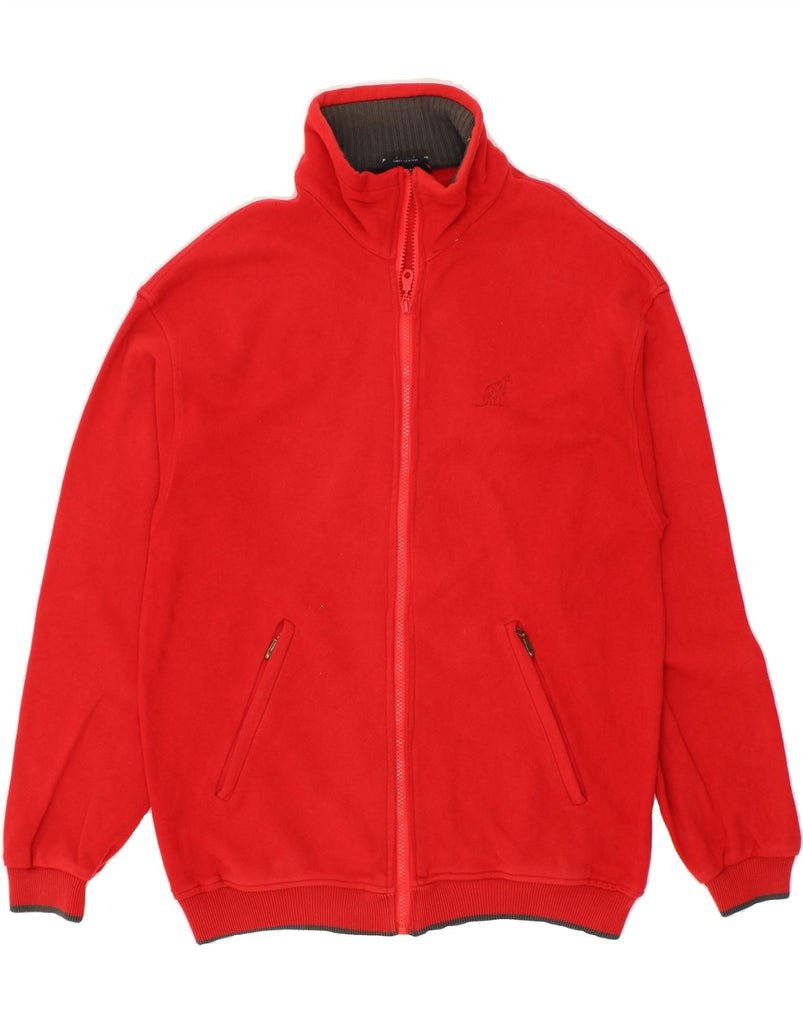 AUSTRALIAN L'ALPINA Mens Tracksuit Top Jacket IT 52 Large Red Cotton | Vintage AUSTRALIAN L'ALPINA | Thrift | Second-Hand AUSTRALIAN L'ALPINA | Used Clothing | Messina Hembry 