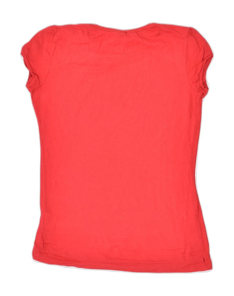 UNITED COLORS OF BENETTON Girls Top 11-12 Years 2XL Red Cotton | Vintage | Thrift | Second-Hand | Used Clothing | Messina Hembry 