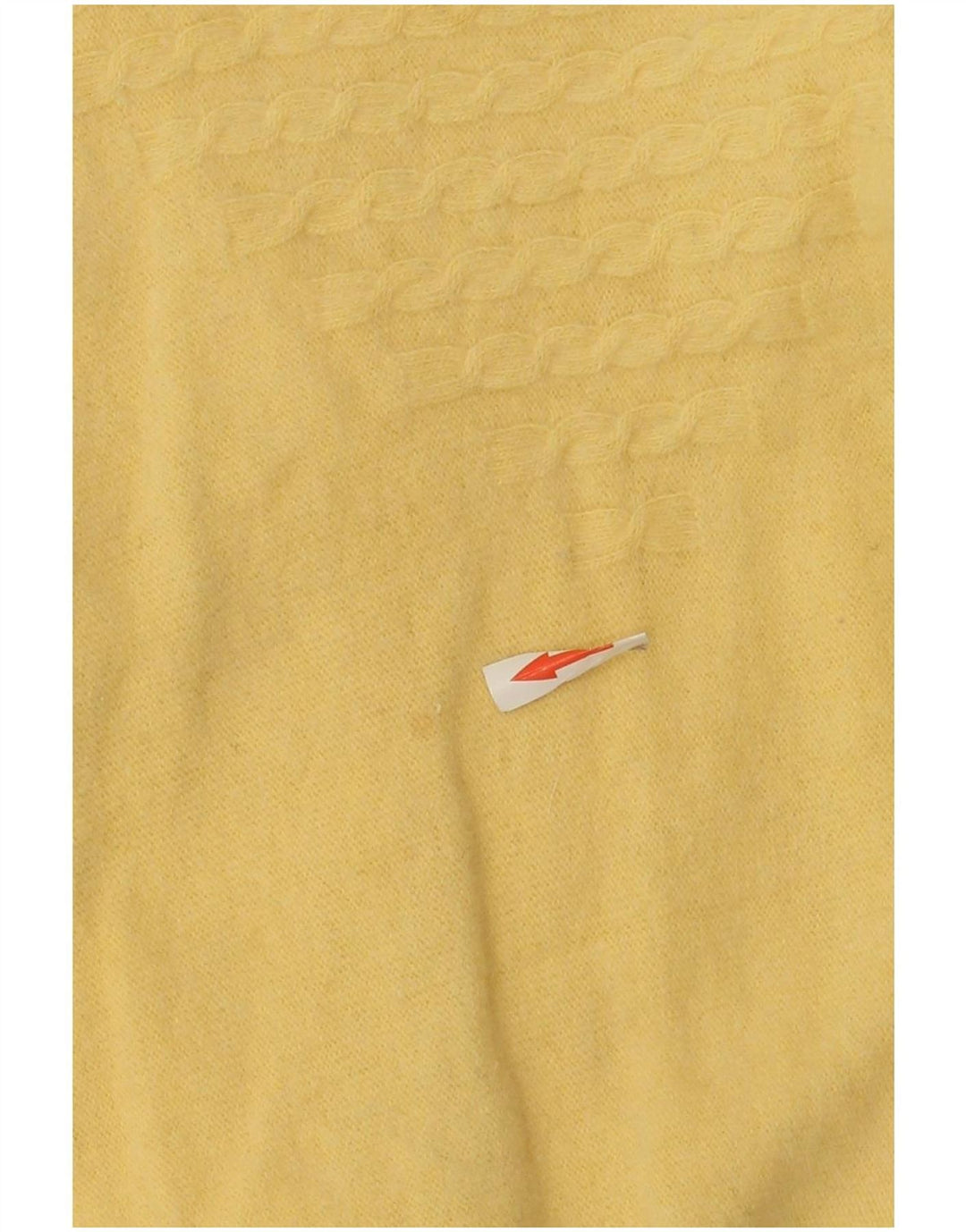 Andre Maurice Womens Batwing Boat Neck Jumper Sweater UK 14 Medium Yellow