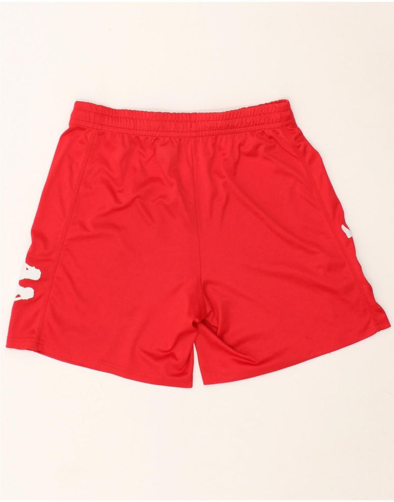 KAPPA Mens Graphic Sport Shorts Small Red Polyester | Vintage Kappa | Thrift | Second-Hand Kappa | Used Clothing | Messina Hembry 