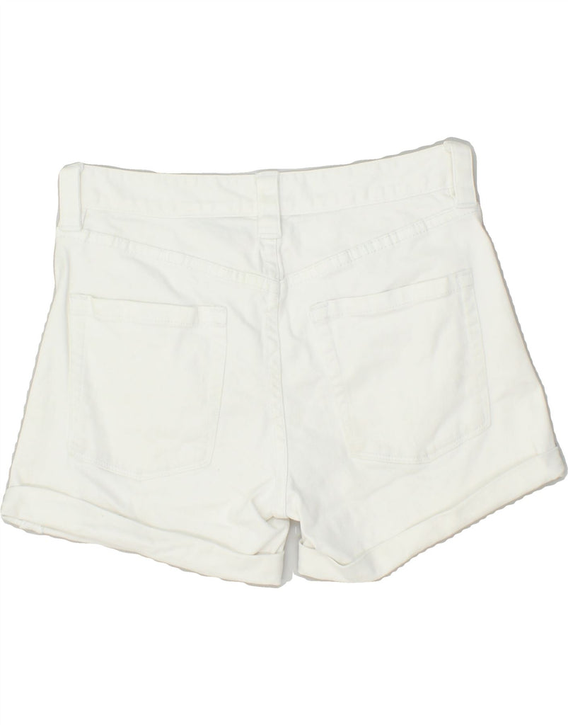 J. CREW Womens Denim Shorts US 2 XS W26 White Cotton | Vintage J. Crew | Thrift | Second-Hand J. Crew | Used Clothing | Messina Hembry 