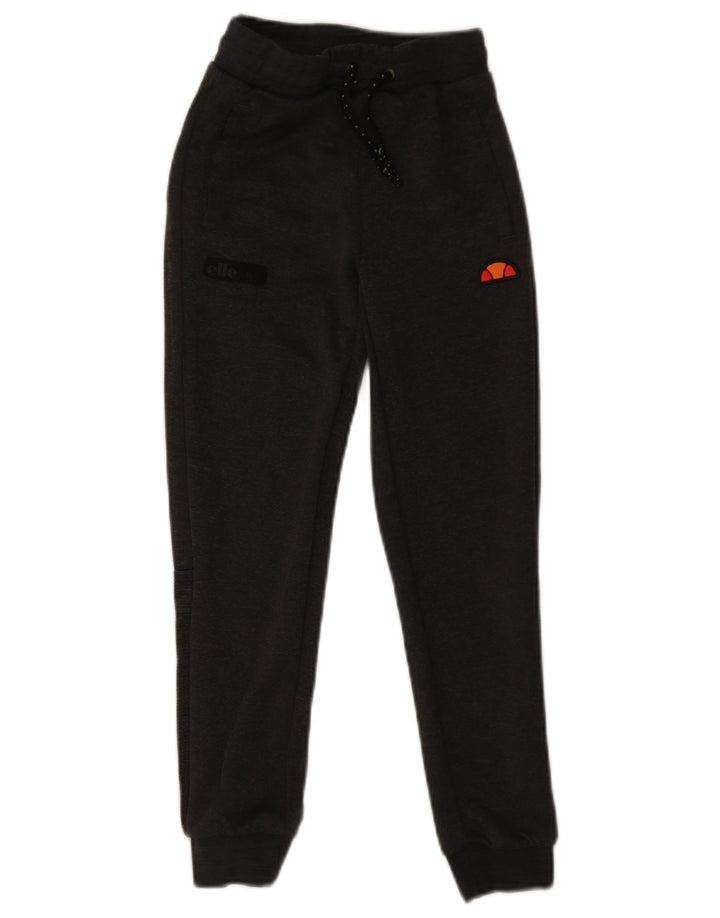 Ellesse Boys Tracksuit Trousers Joggers 10-11 Years  Black Polyester