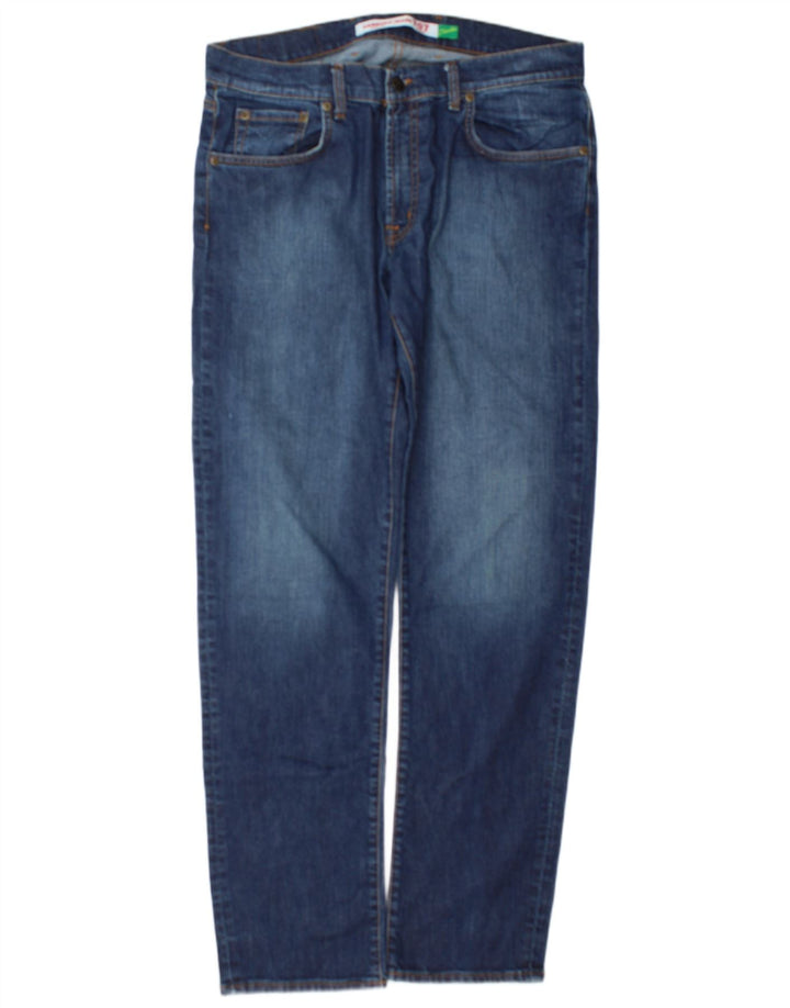 Carrera Mens 707 Straight Jeans W36 L34 Blue Cotton