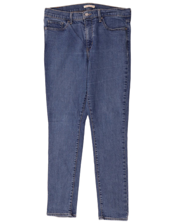 Levi's Womens 311 Shaping Skinny Jeans W32 L30 Blue Cotton
