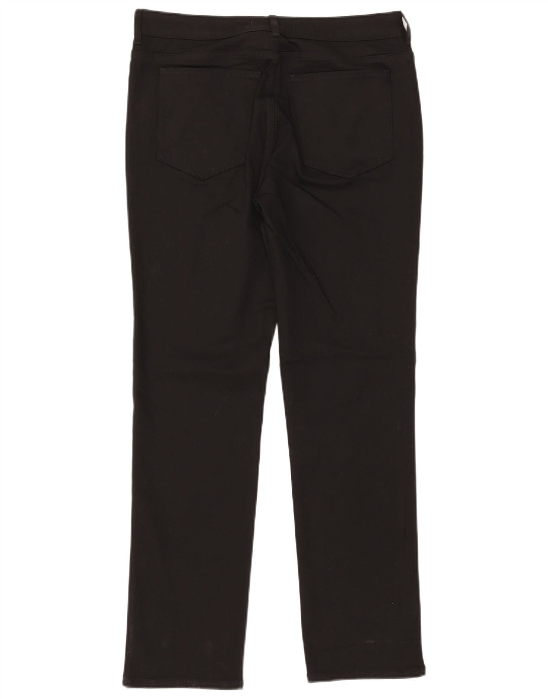 WHITE STUFF Womens Straight Casual Trousers UK 12 Medium W32 L30 Black