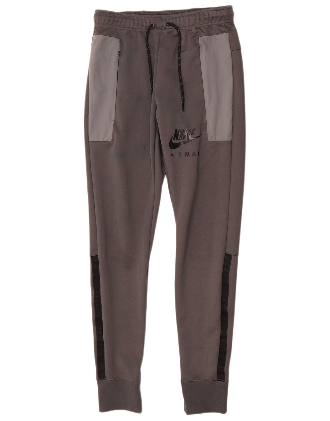 Nike Mens Graphic Tracksuit Trousers Joggers XS  Grey Colourblock Polyester