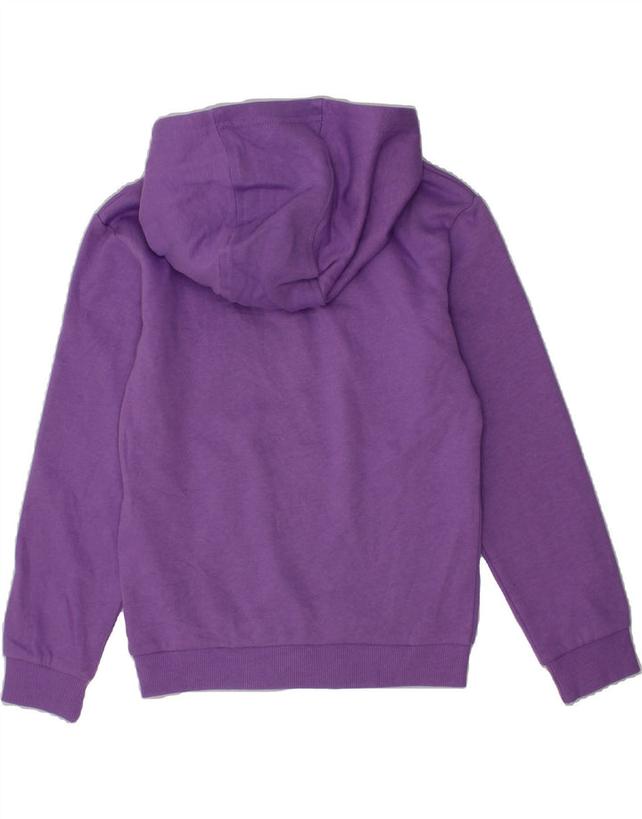 MOUNTAIN WAREHOUSE Girls Graphic Hoodie Jumper 5-6 Years Purple Cotton Vintage Mountain Warehouse and Second-Hand Mountain Warehouse from Messina Hembry 