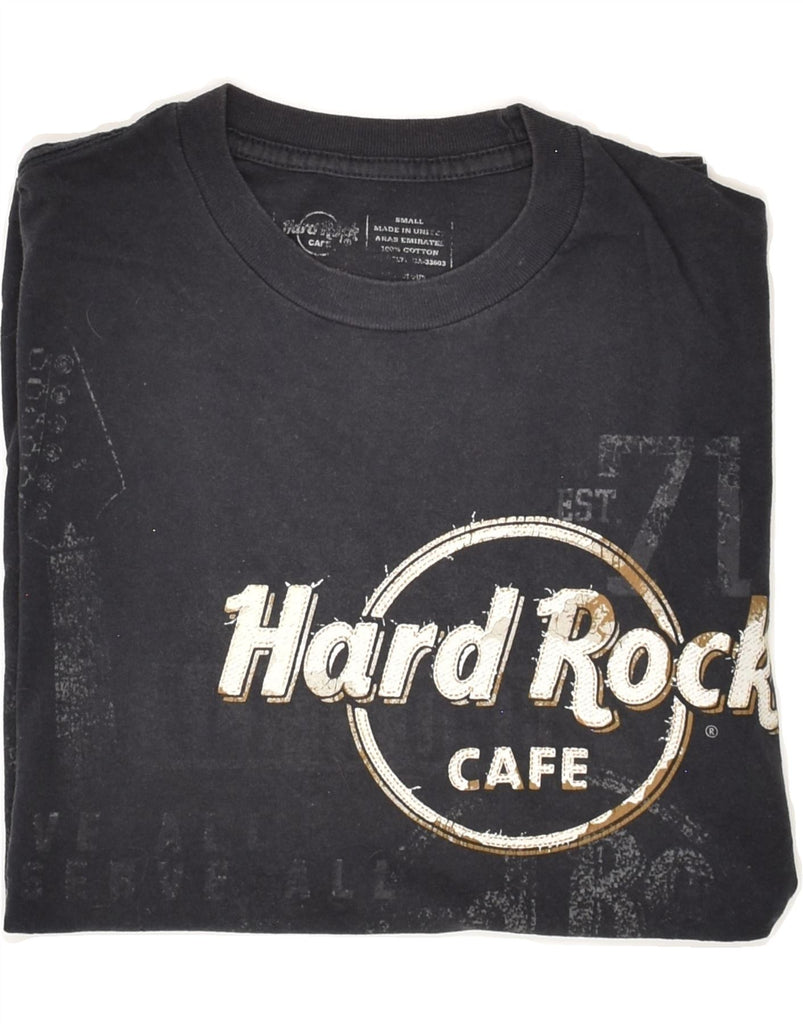 HARD ROCK CAFE Mens London Graphic T-Shirt Top Small Black Cotton | Vintage Hard Rock Cafe | Thrift | Second-Hand Hard Rock Cafe | Used Clothing | Messina Hembry 