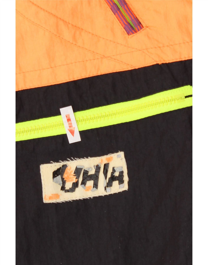 Luhta Womens Graphic Ski Jacket UK 18 XL Yellow Colourblock