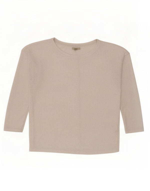 Zara Womens Trafaluc Top Long Sleeve UK 14 Medium White
