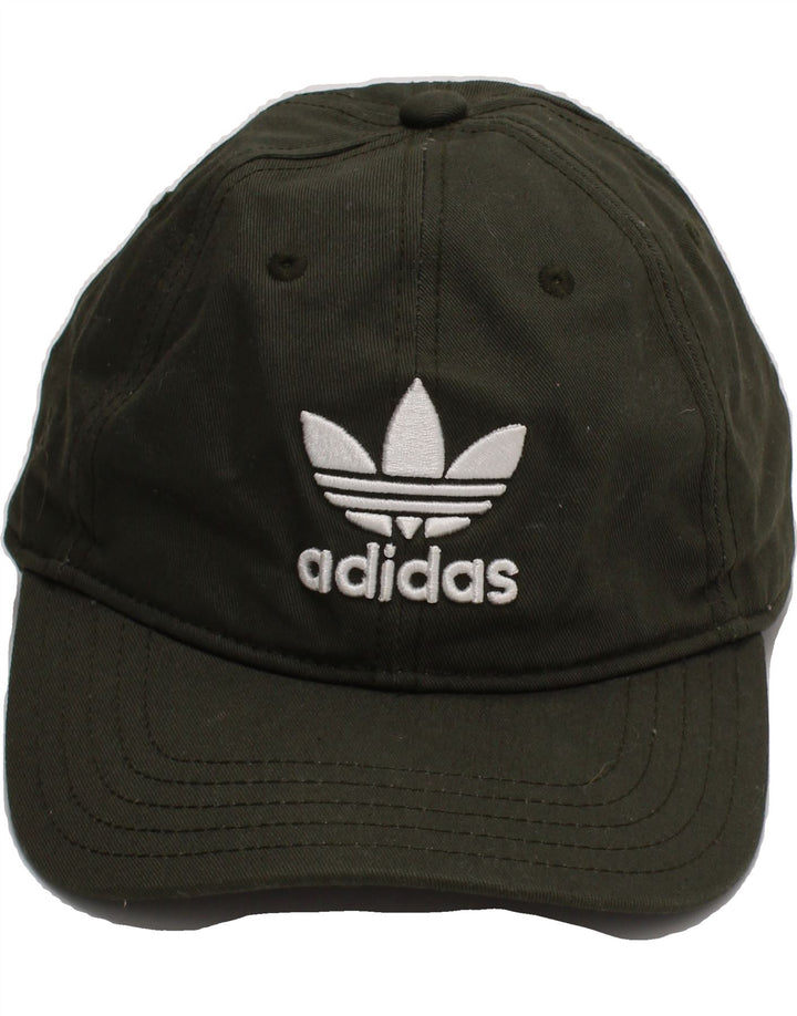 ADIDAS Mens Graphic Snapback Cap One Size Green Cotton Vintage Adidas and Second-Hand Adidas from Messina Hembry 
