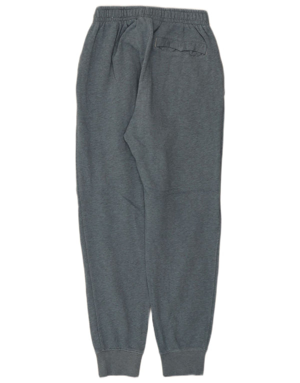 Nike Womens Tracksuit Trousers Joggers UK 8 Small Blue Cotton