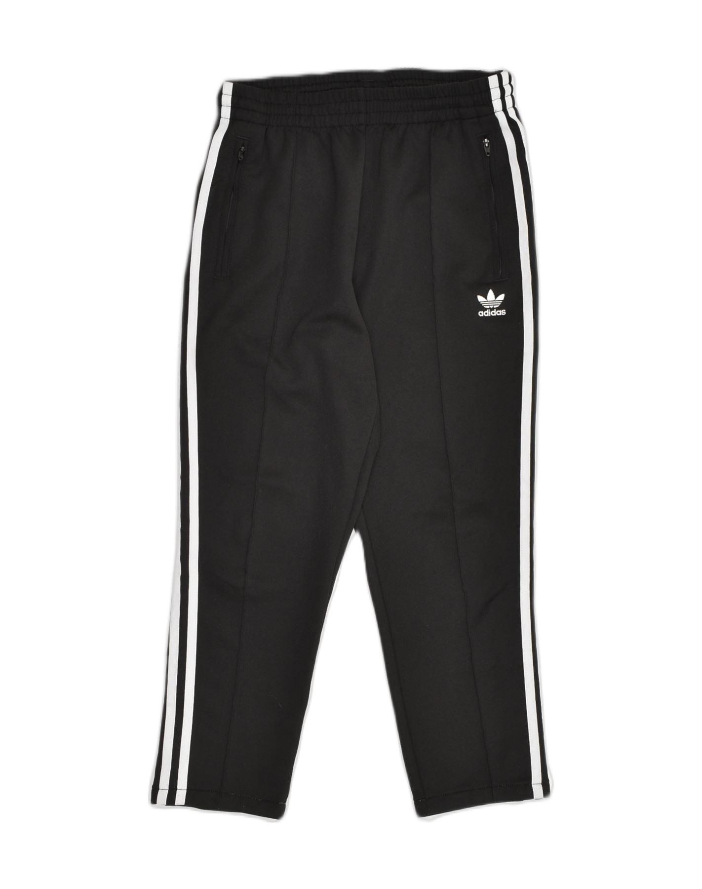 ADIDAS Womens Leggings UK 12 Medium Black Cotton