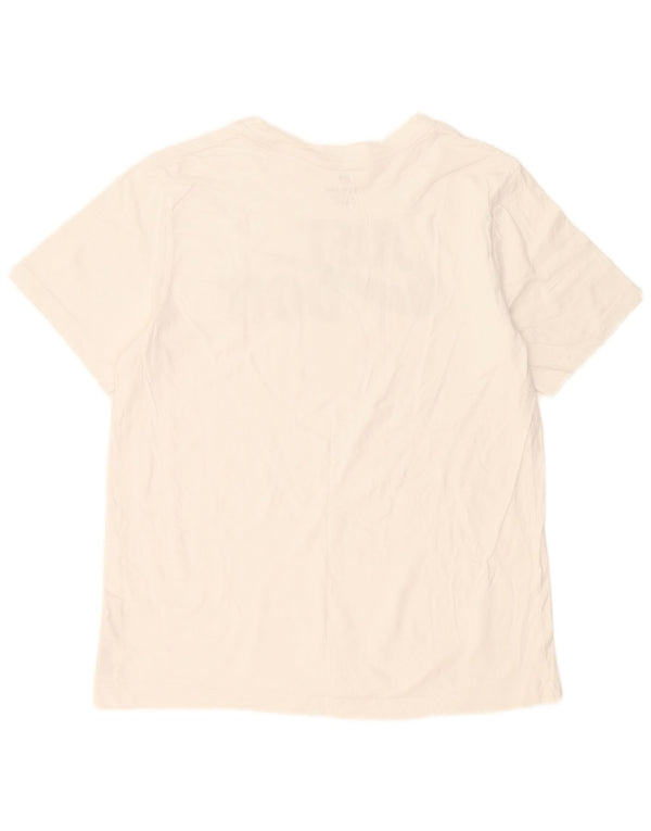 Nike Mens Graphic T-Shirt Top Large White Cotton