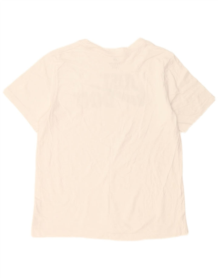 Nike Mens Graphic T-Shirt Top Large White Cotton