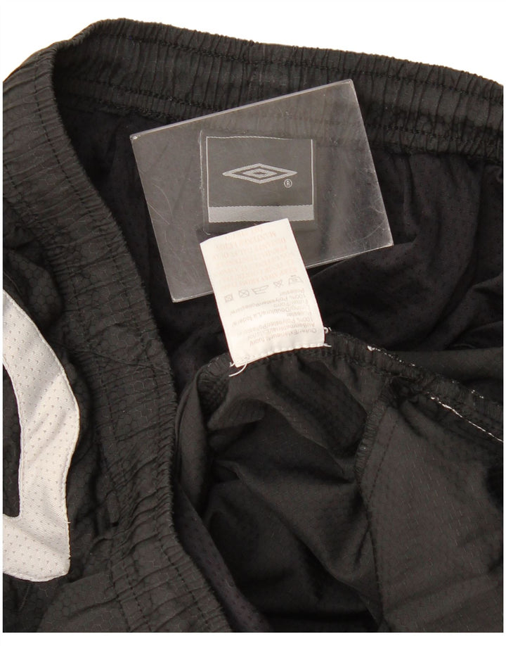 Umbro Mens Sport Shorts 2XL Black Colourblock Polyester