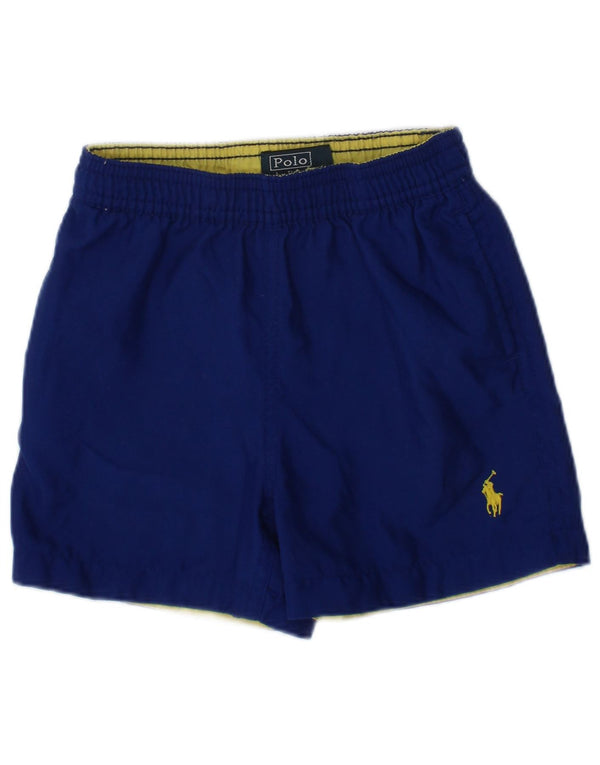 POLO RALPH LAUREN Baby Boys Sport Shorts 12-18 Months  Blue Polyester