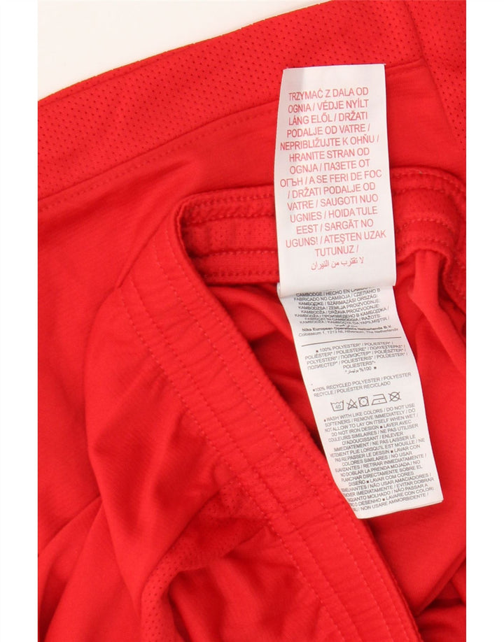 Nike Boys Dri Fit Sport Shorts 10-11 Years Medium Red Polyester