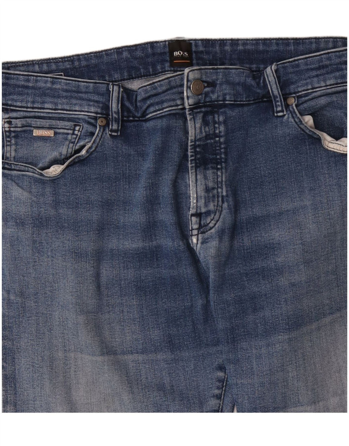 Hugo Boss Mens Straight Jeans  W38 L31 Blue