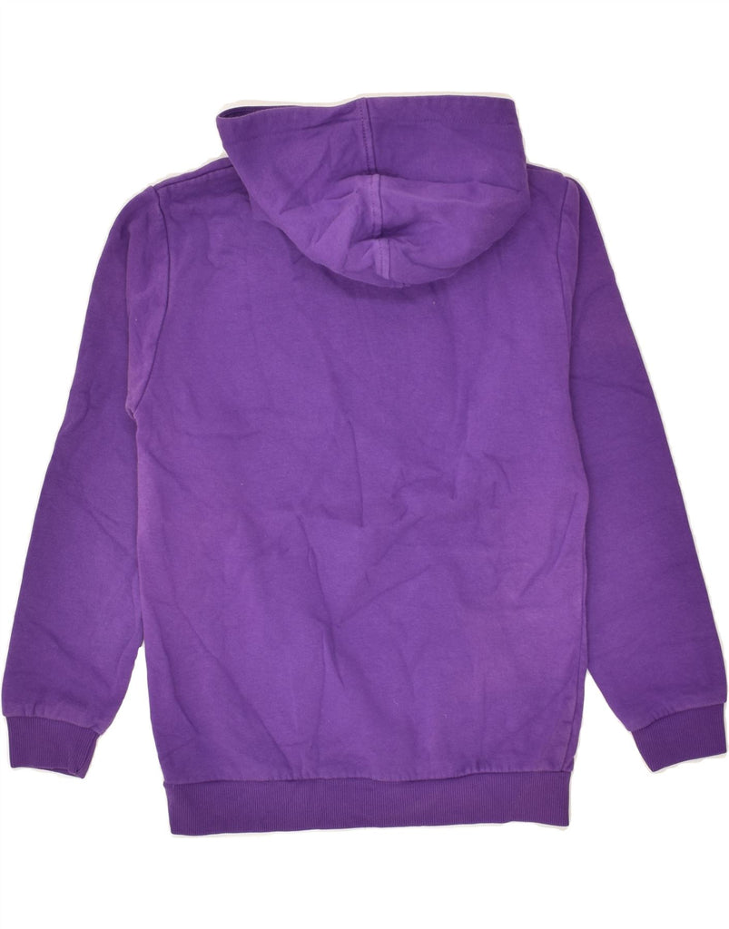 FILA Boys Graphic Hoodie Jumper 9-10 Years Purple Cotton | Vintage Fila | Thrift | Second-Hand Fila | Used Clothing | Messina Hembry 