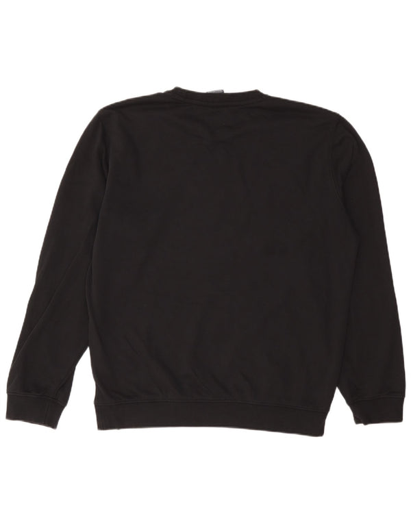 Champion Mens Graphic Sweatshirt Jumper Large Black