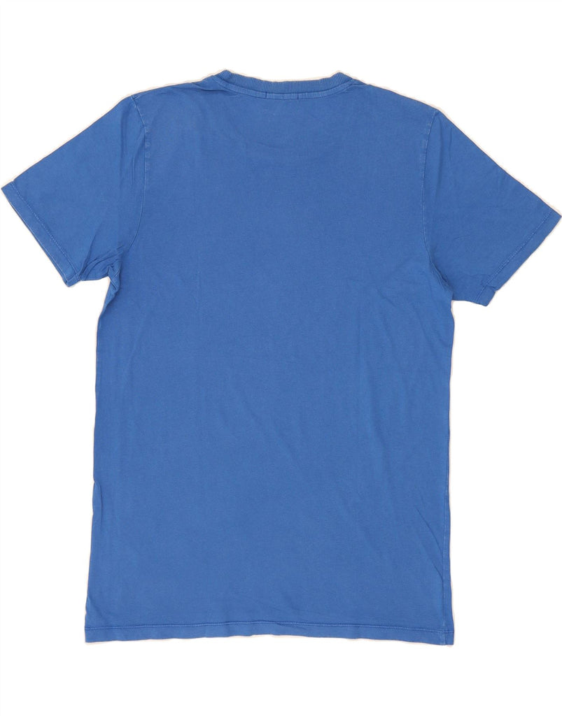 JACK & JONES Mens Graphic T-Shirt Top Medium Blue Vintage Jack & Jones and Second-Hand Jack & Jones from Messina Hembry 