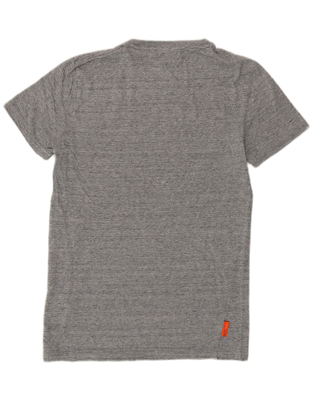 Superdry Mens T-Shirt Top XS Grey Flecked Cotton
