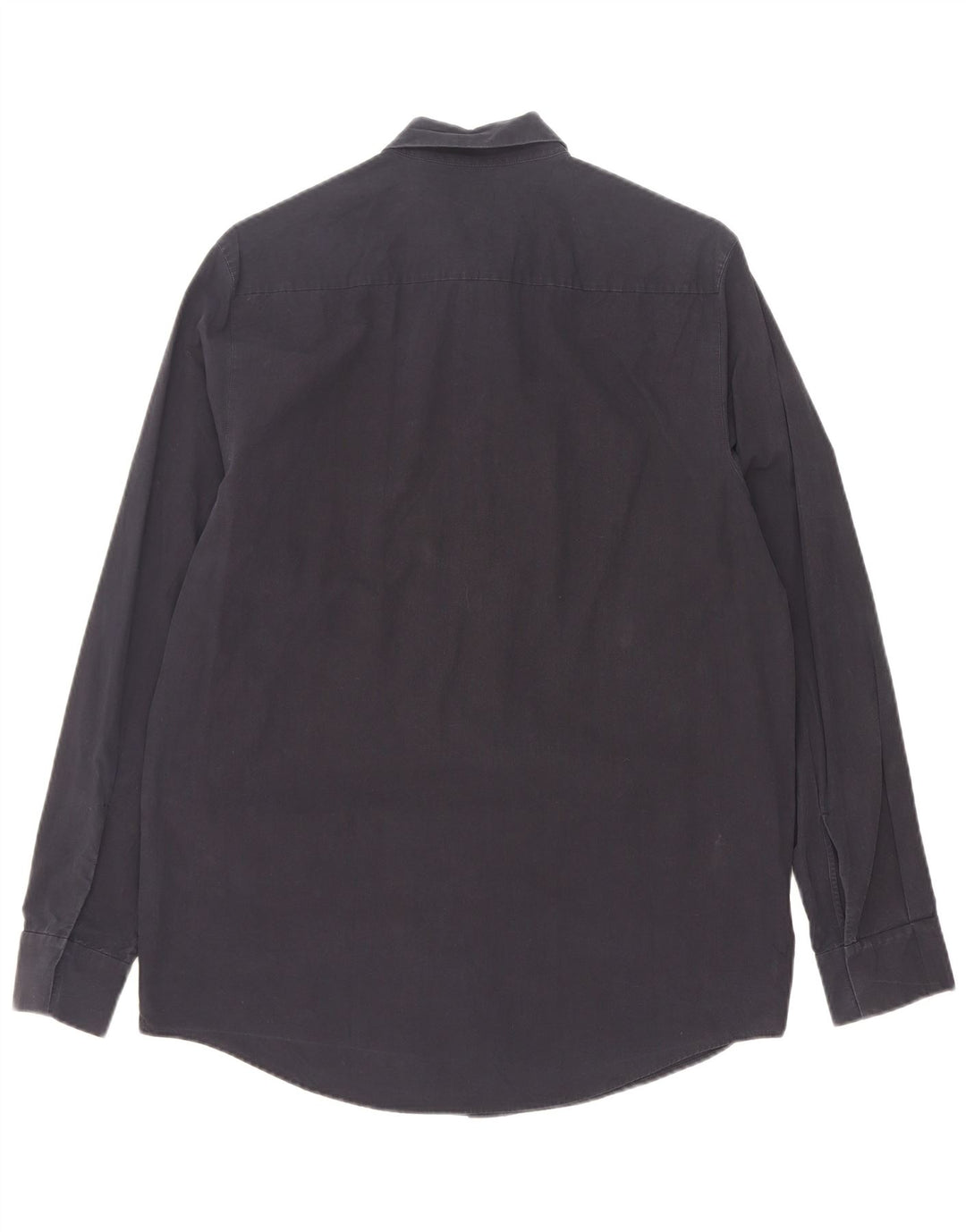 Cos Mens Shirt Size 39 Medium Navy Blue Cotton