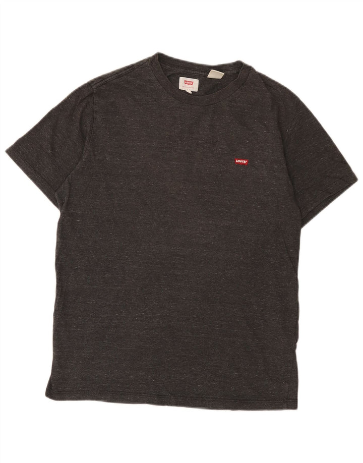 Levi's Mens T-Shirt Top Small Grey Flecked Cotton