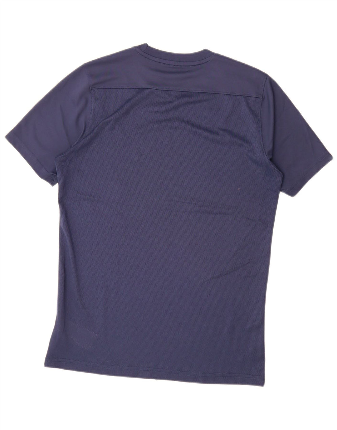 Nike Mens Dri Fit T-Shirt Top Medium Navy Blue Polyester