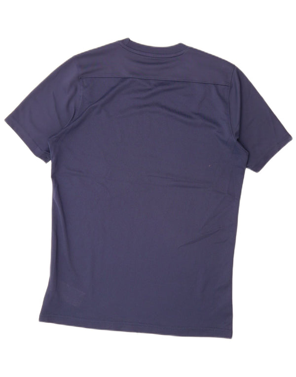 Nike Mens Dri Fit T-Shirt Top Medium Navy Blue Polyester