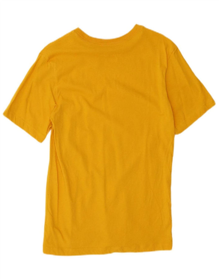 JORDAN Mens T-Shirt Top Small Yellow Cotton