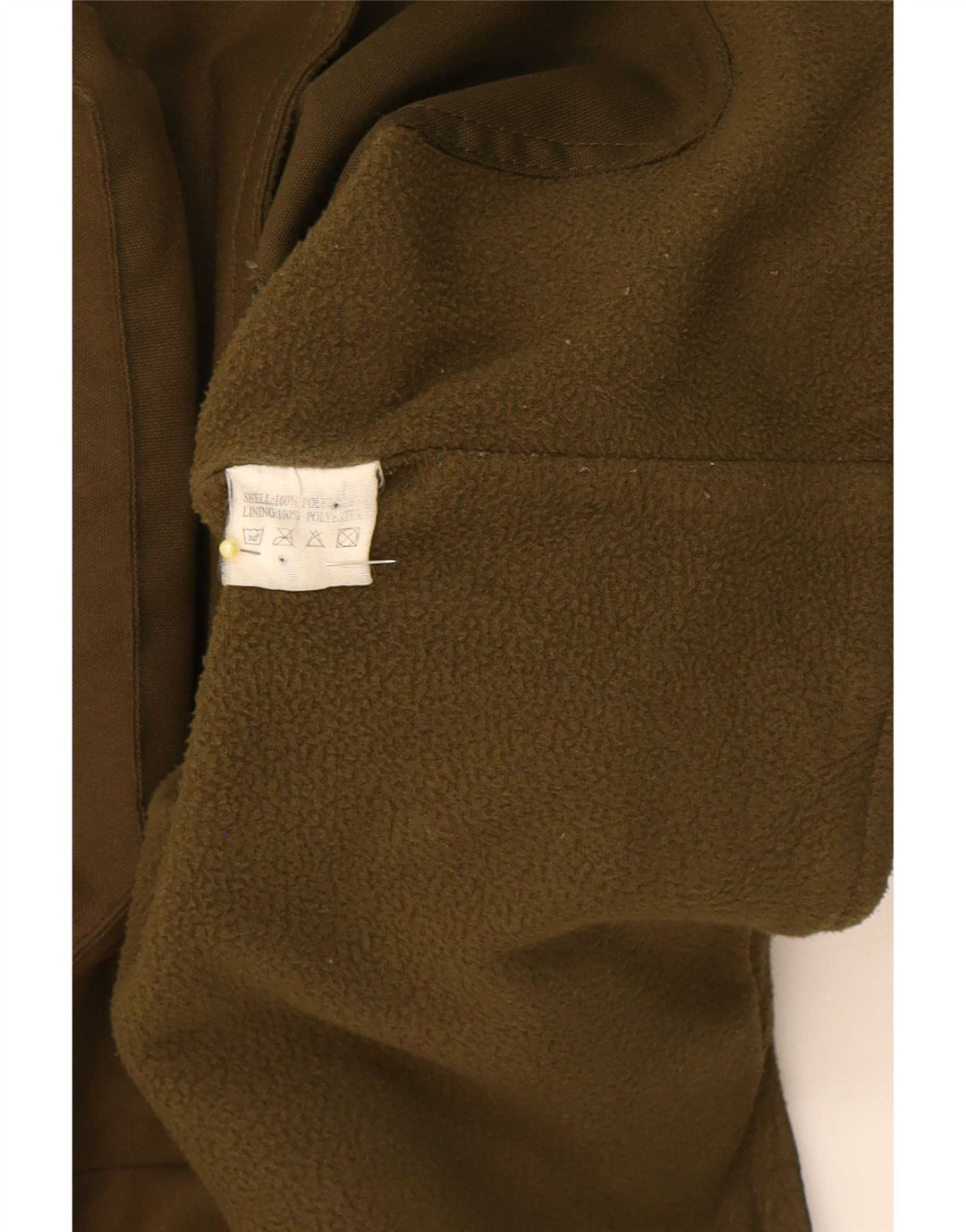 Bonart Mens Utility Gilet UK 40 Large Khaki Polyester