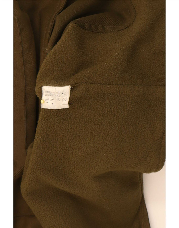 Bonart Mens Utility Gilet UK 40 Large Khaki Polyester
