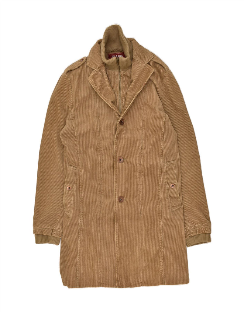 JACK & JONES Mens Corduroy Coat UK 38 Medium Brown | Vintage Jack & Jones | Thrift | Second-Hand Jack & Jones | Used Clothing | Messina Hembry 