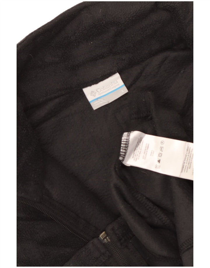Columbia Mens Graphic Fleece Gilet UK 40 Large Black Polyester