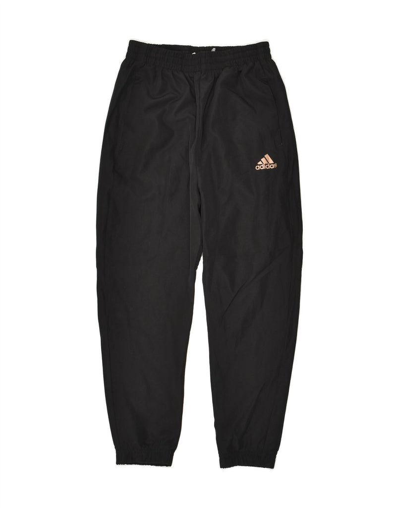 ADIDAS Boys Climalite Tracksuit Trousers Joggers 9-10 Years Black | Vintage Adidas | Thrift | Second-Hand Adidas | Used Clothing | Messina Hembry 