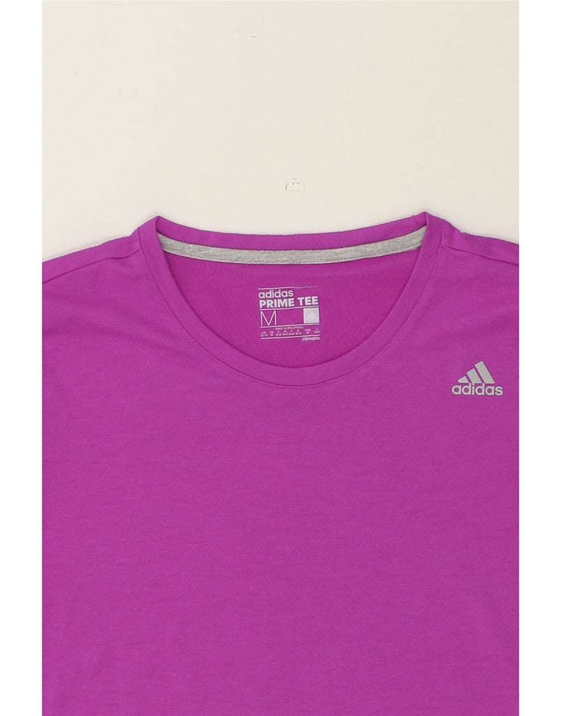 ADIDAS Womens T-Shirt Top UK 12 Medium Purple | Vintage Adidas | Thrift | Second-Hand Adidas | Used Clothing | Messina Hembry 