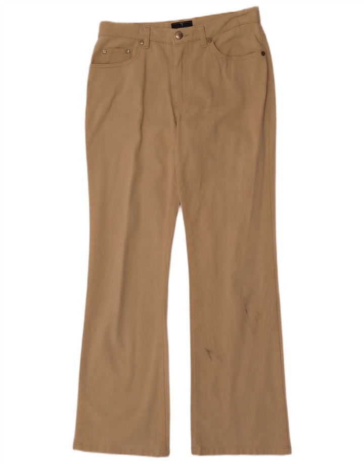 Trussardi Mens Bootcut Casual Trousers W30 L31 Beige
