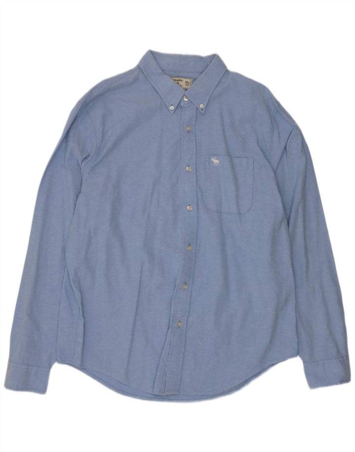 Abercrombie & Fitch Mens Shirt 2XL Blue Cotton