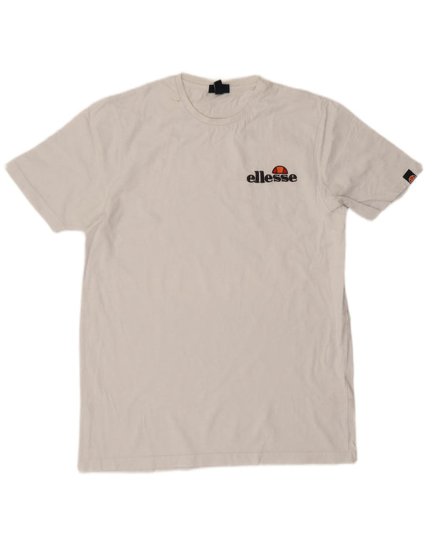 Ellesse Mens T-Shirt Top Large White Cotton
