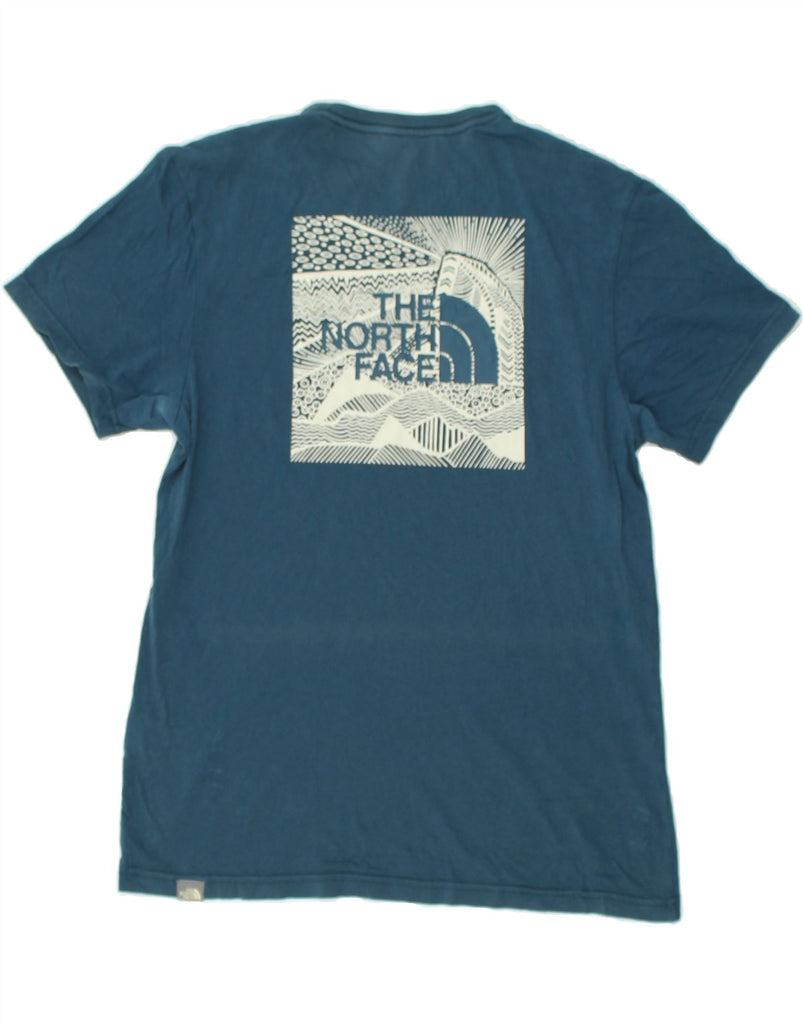 THE NORTH FACE Mens Graphic T-Shirt Top Small Blue Cotton | Vintage The North Face | Thrift | Second-Hand The North Face | Used Clothing | Messina Hembry 