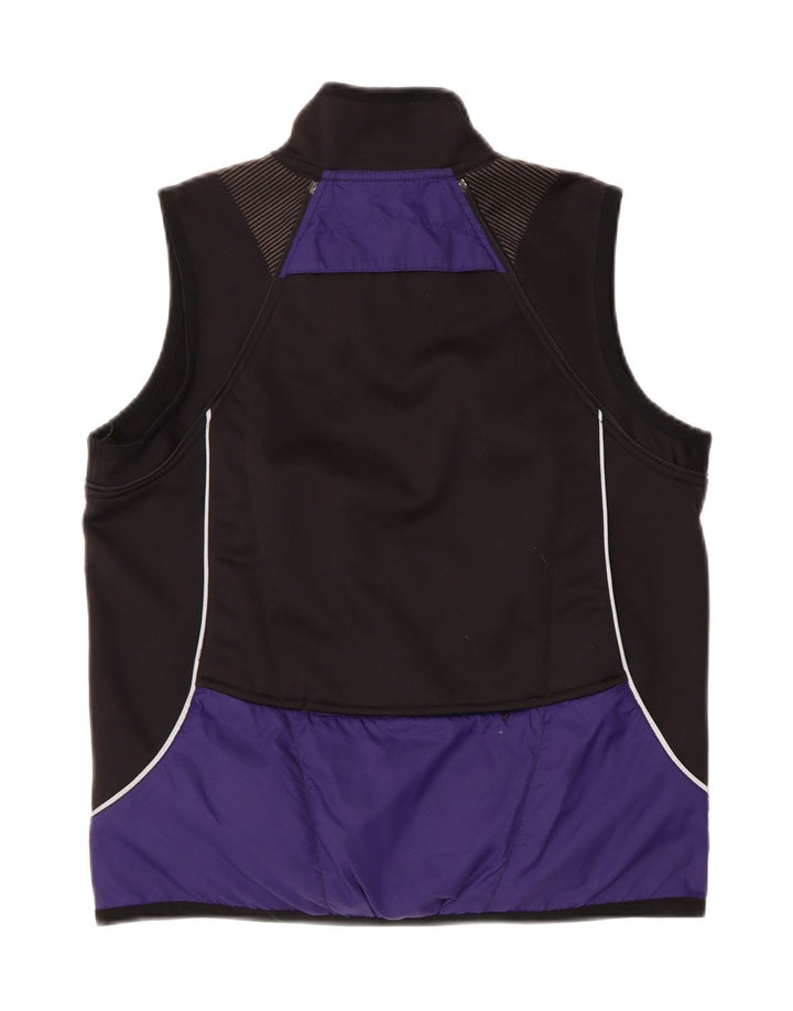 NIKE Womens Tracksuit Top Jacket UK 36/38 Small Black Colourblock Vintage Nike and Second-Hand Nike from Messina Hembry 