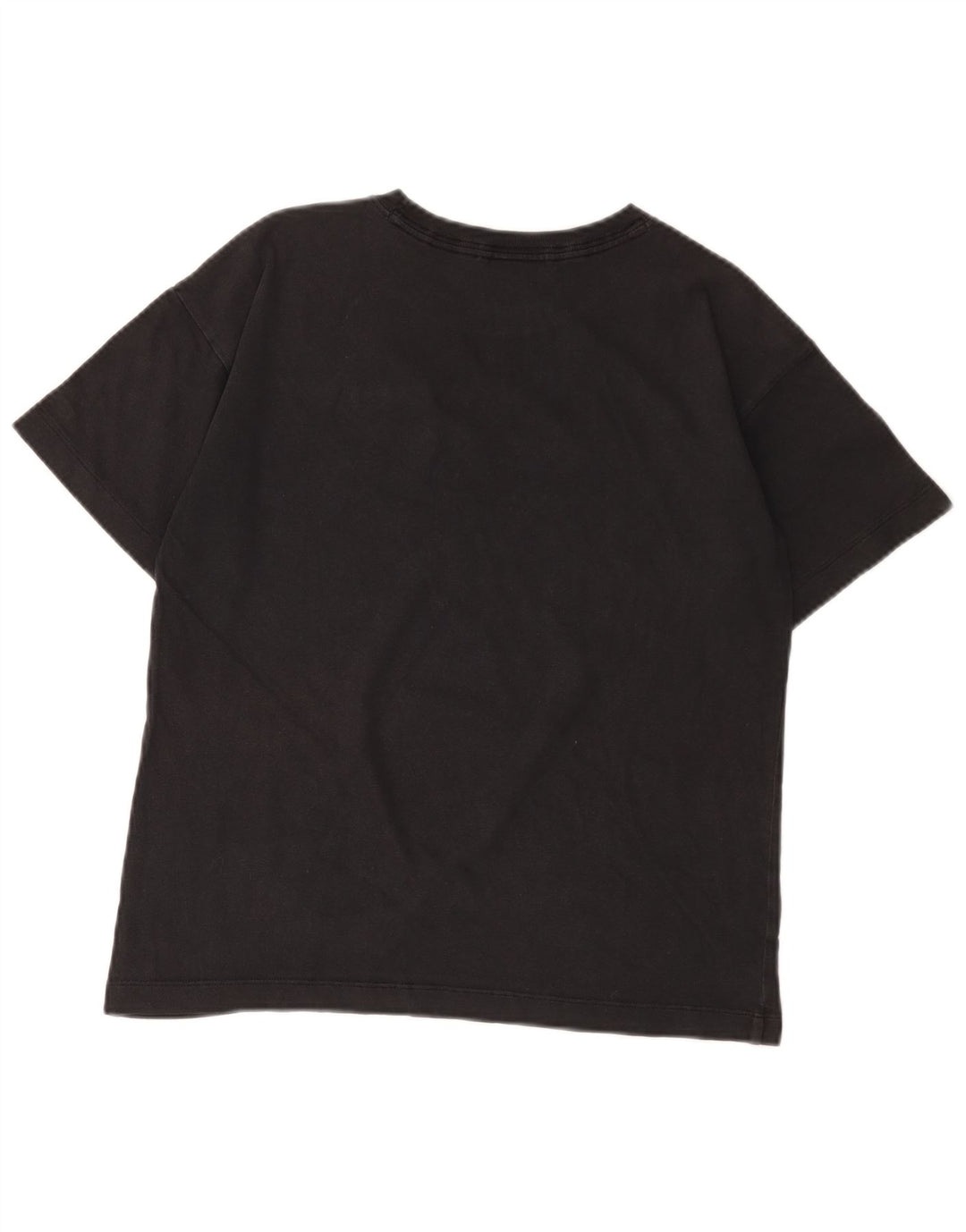 CHAMPION Womens Graphic T-Shirt Top UK 14 Large Black