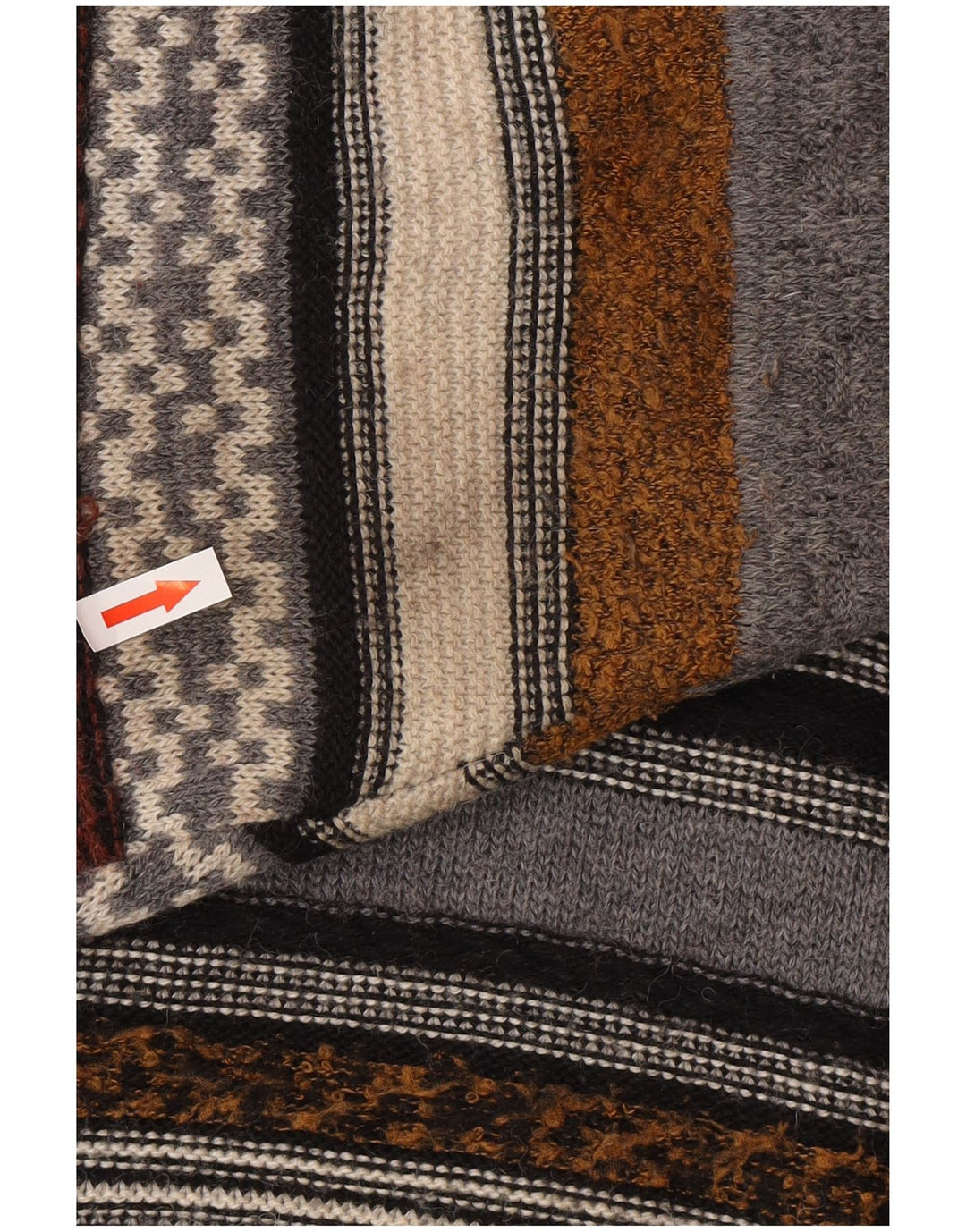 Cambio Mens Crew Neck Jumper Sweater IT 56 2XL Multicoloured Striped